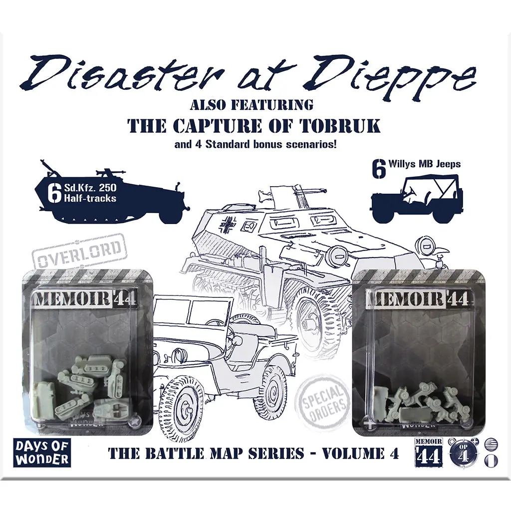 Memoir '44: Disaster At Dieppe Battle Map 1