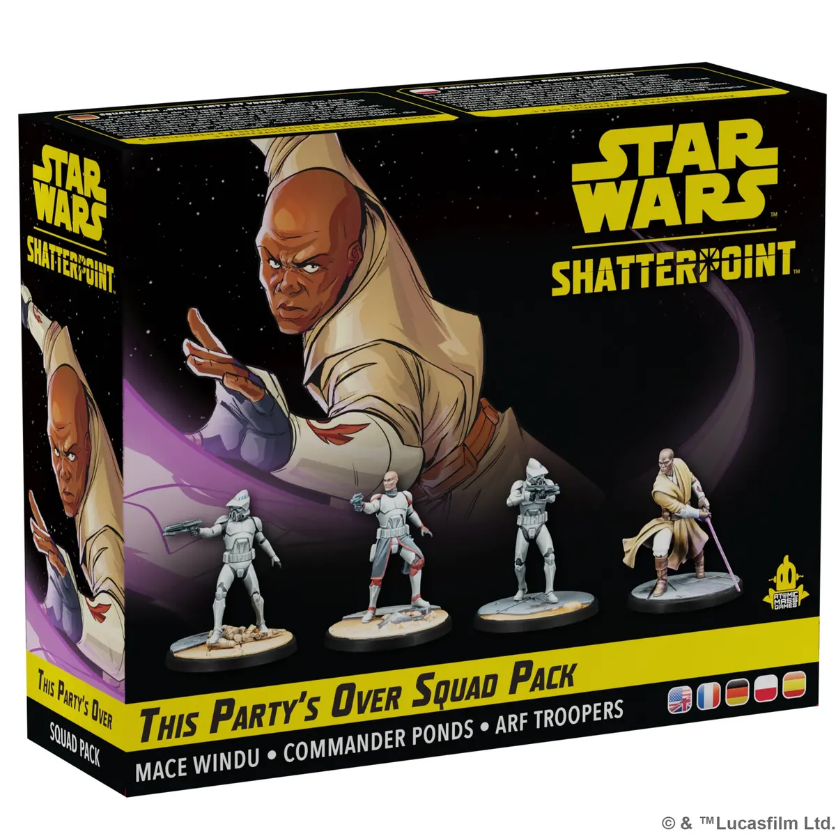 Star Wars: Shatterpoint - This Party's Over: Mace Windu Squad Pack 1