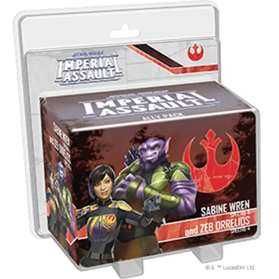 Star Wars Imperial Assault: Sabine Wren And Zeb Orrelios 1